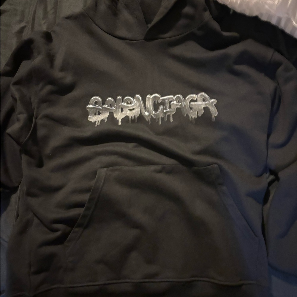 Balenciaga S/S22 Charcoal liquid jacket